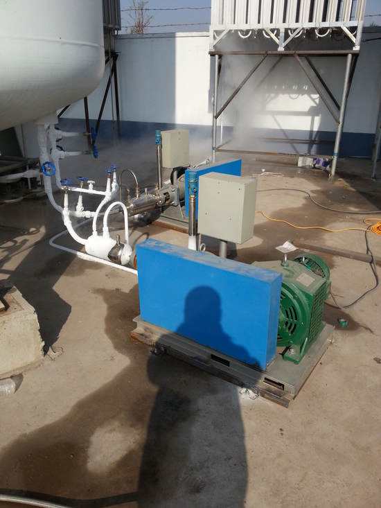 Pompa ad alta pressione 1.6MPa 5000-30000L/h del liquido criogenico del refrigerante di colore verde blu L-CNG