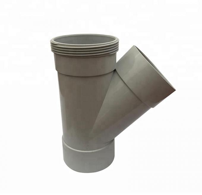 Muffa bianca dell'accessorio per tubi di drenaggio del PVC delle parti del concentratore dell'ossigeno di colore